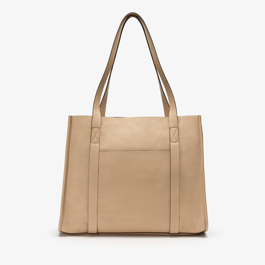 shopper tote - beige