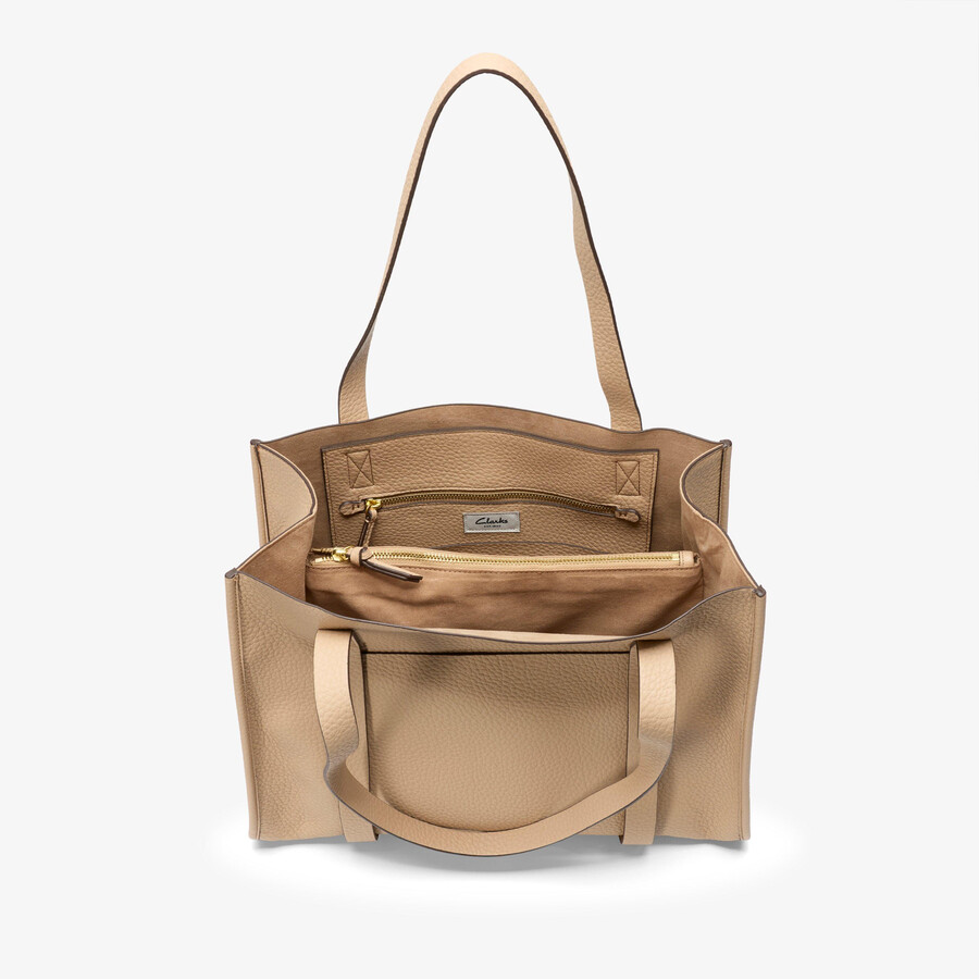 shopper tote - beige