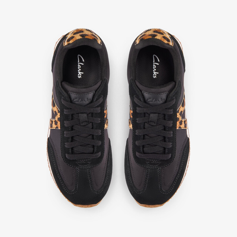calo run - combinatie met luipaardprint